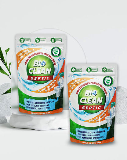 Bioclean Septic Tank Cleaning Powder (Double Pack)