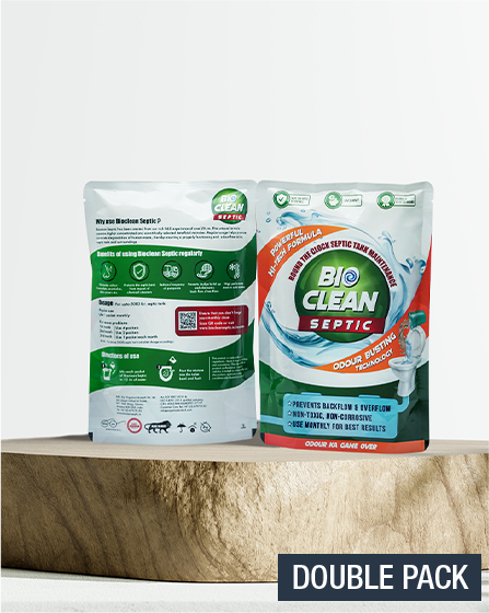 Bioclean Septic Double Pack (Front & Back Side)